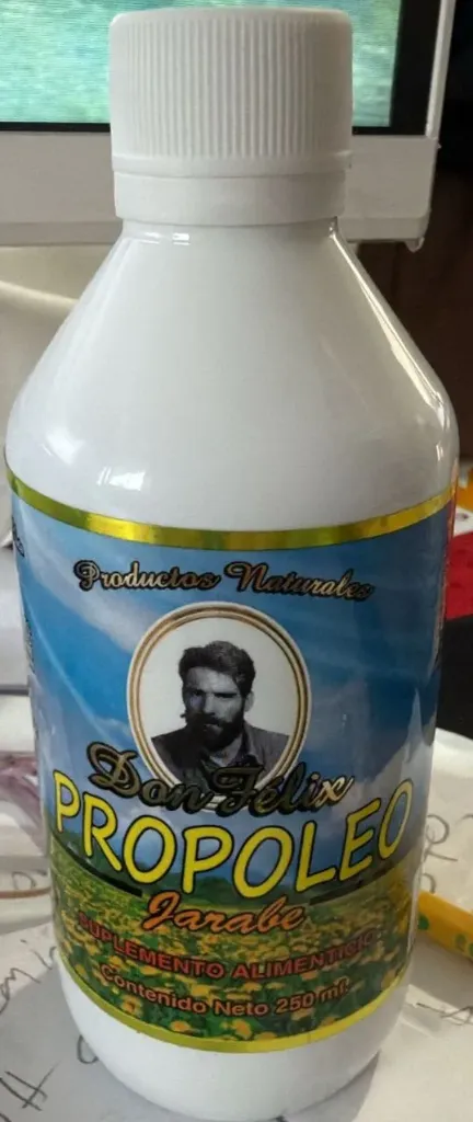 JARABE DE MIEL Y PROPOLEO 