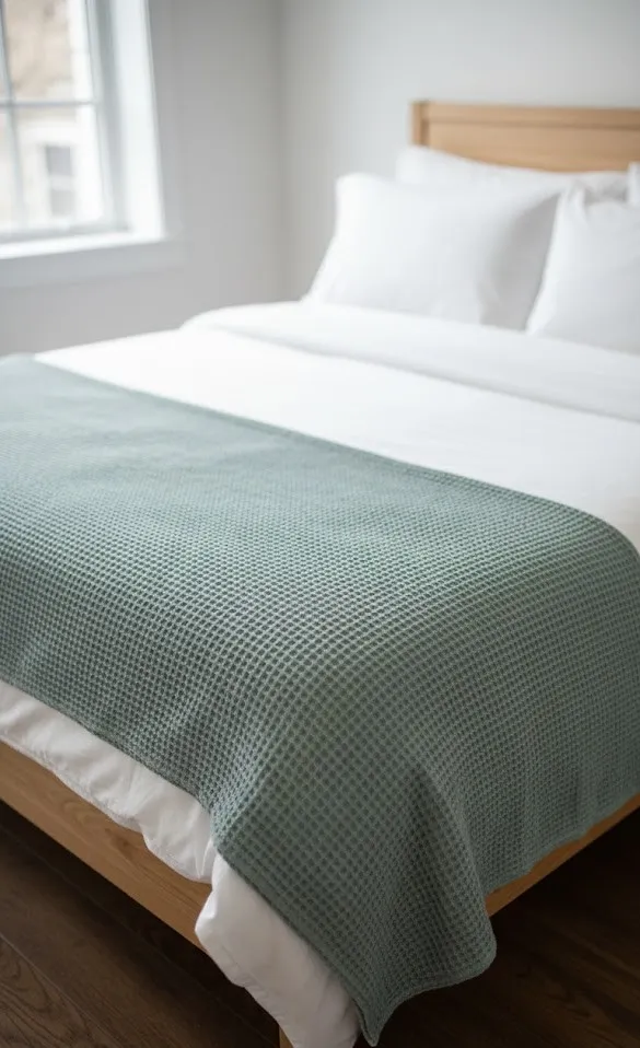 Pie de cama tipo Waffle 