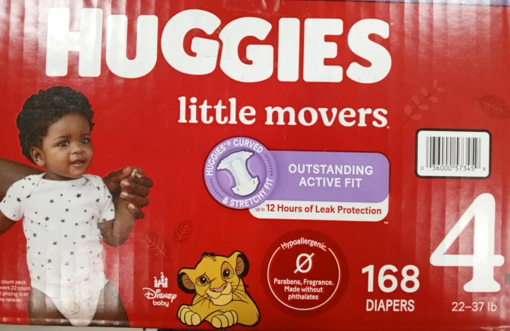 PAÑALES HUGGIES Etapa 4 (28 pzs.)