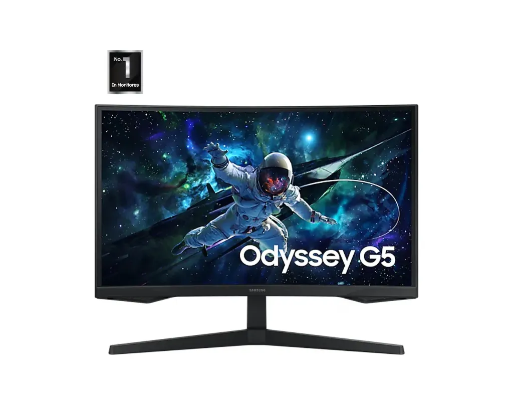 Monitor de gaming curvo de 27" Odyssey G5 G55C QHD 165Hz
