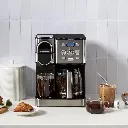 Cuisinart Cafetera combinada en acero inoxidable 2 en 1